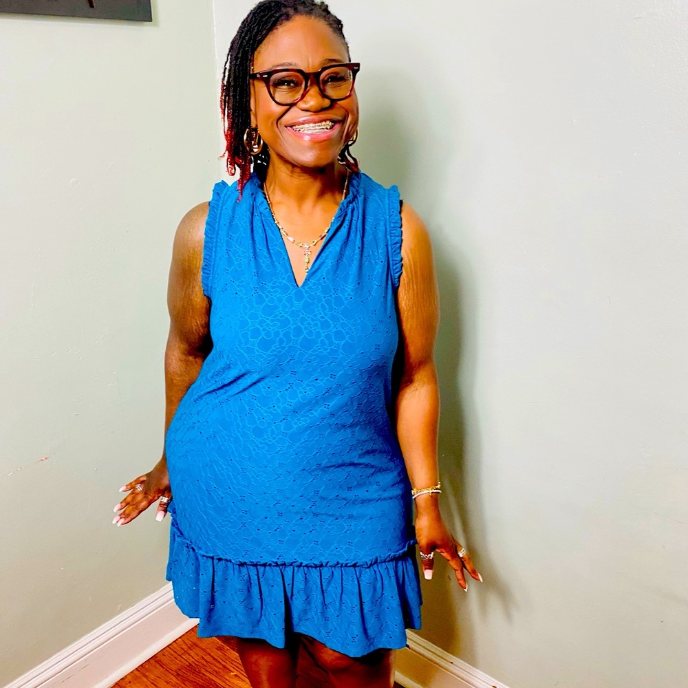 Teal Michael Kors Dress